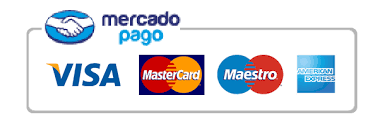 logos mercado pago, visa, mastercard y otras tarjetas